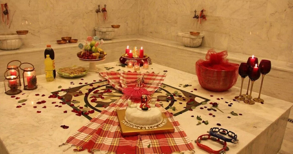 Bride and Groom Bath